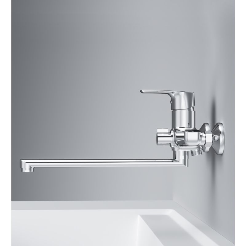 Смеситель для ванны и душа AM.PM Gem F90A90000 универсальный Хром