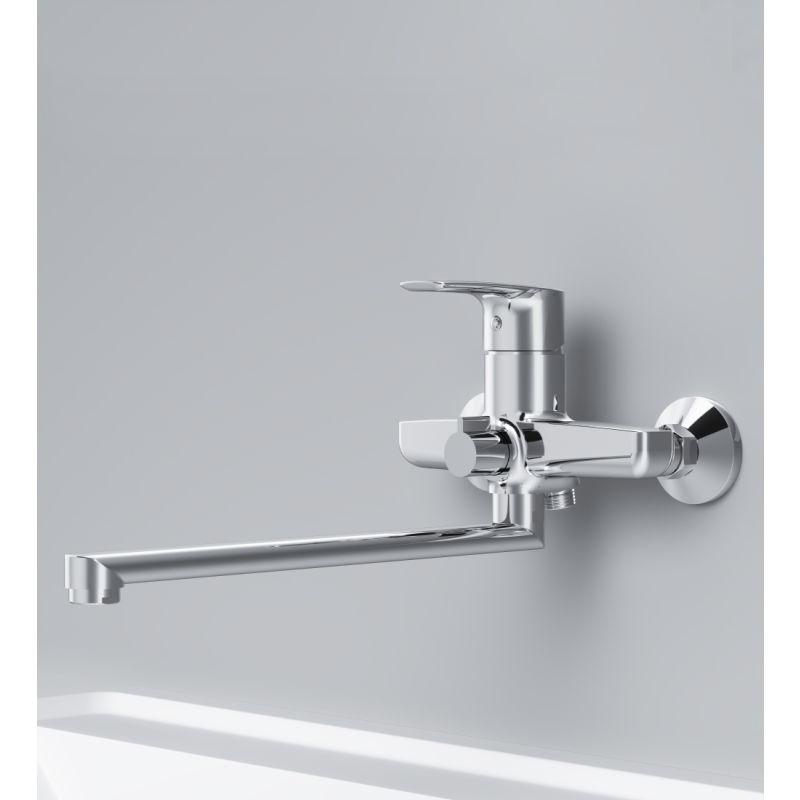 Смеситель для ванны и душа AM.PM Gem F90A90000 универсальный Хром