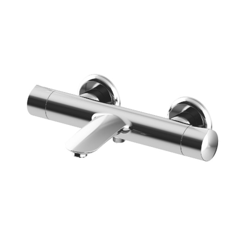 Смеситель для ванны и душа AM.PM Like F8050000 с термостатом Хром