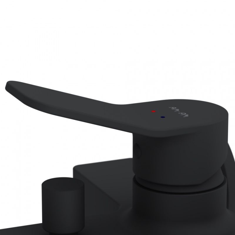 Смеситель для ванны и душа AM.PM X-Joy F85A10022 Черный матовый