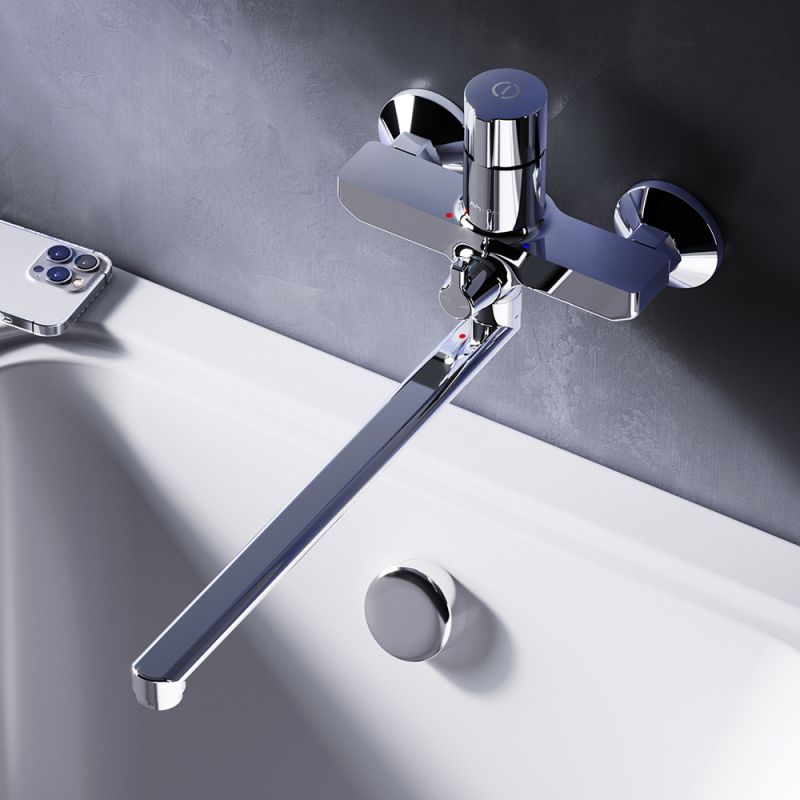 Смеситель для ванны и душа AM.PM X-Joy F85A90500 универсальный Хром