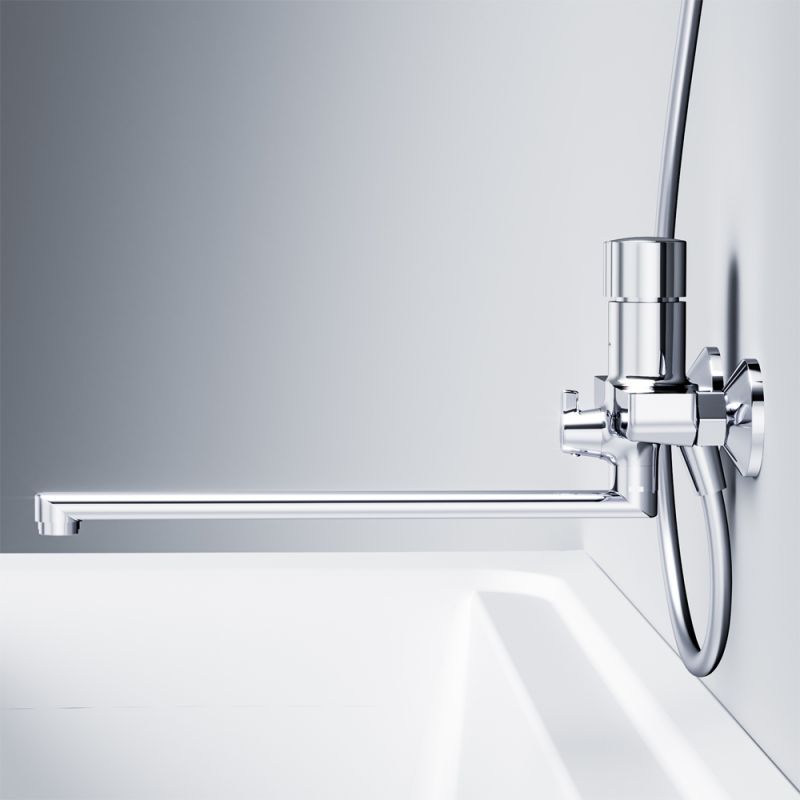 Смеситель для ванны и душа AM.PM X-Joy F85A90500 универсальный Хром