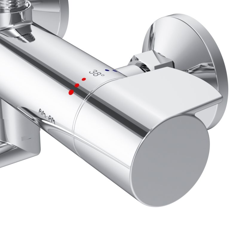 Смеситель для ванны и душа AM.PM X-Joy F85A50900 универсальный с термостатом Хром