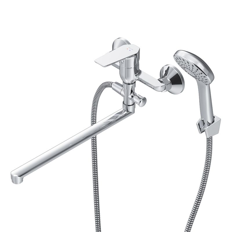 Смеситель для ванны и душа AM.PM Gem F90A90100 универсальный Хром