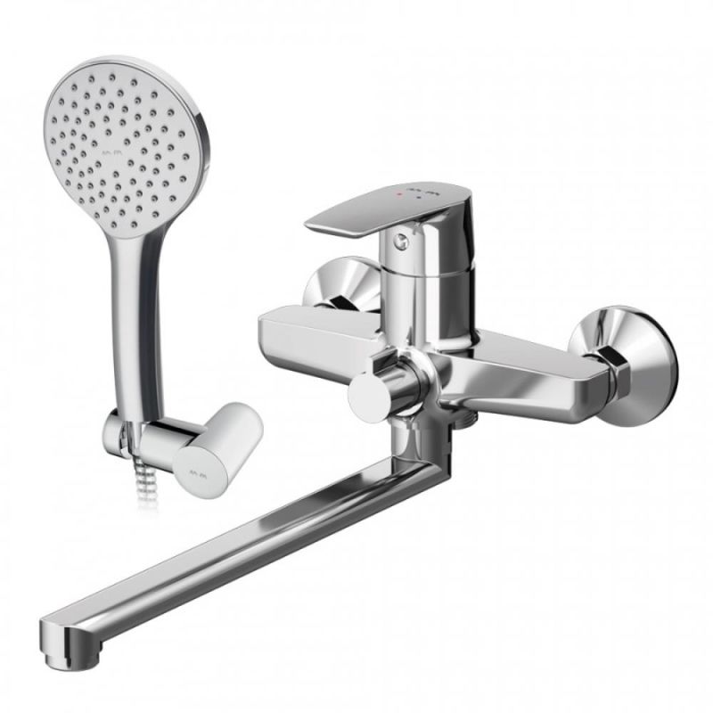 Смеситель для ванны и душа AM.PM Gem F90A95000 универсальный Хром