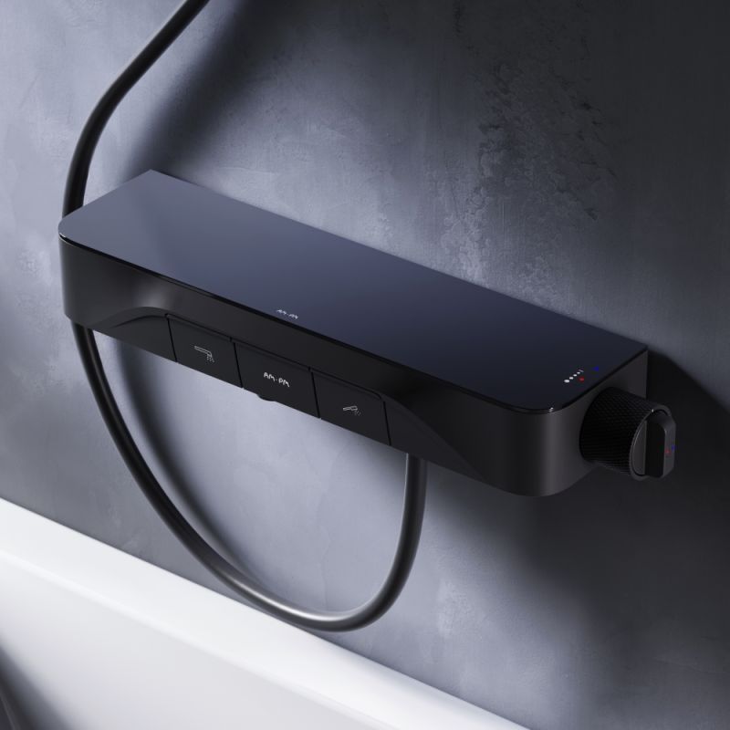 Смеситель для ванны и душа AM.PM Func F8F10522 Черный матовый