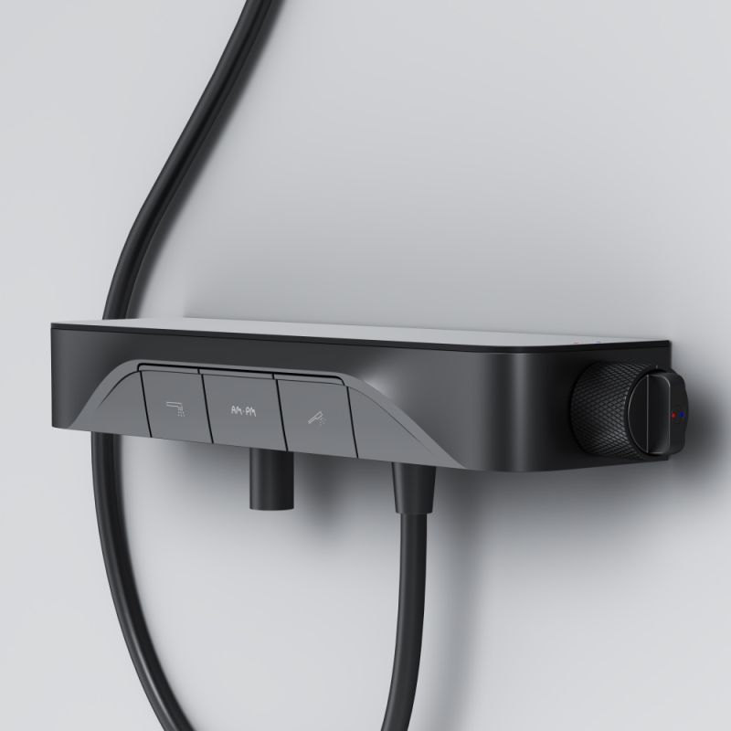 Смеситель для ванны и душа AM.PM Func F8F10522 Черный матовый