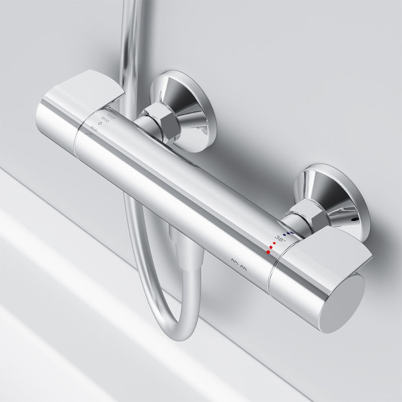 Смеситель для душа AM.PM X-Joy F85A40000 с термостатом Хром