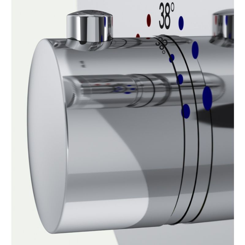 Смеситель для душа AM.PM Inspire 2.0 F50A85700 с термостатом Хром