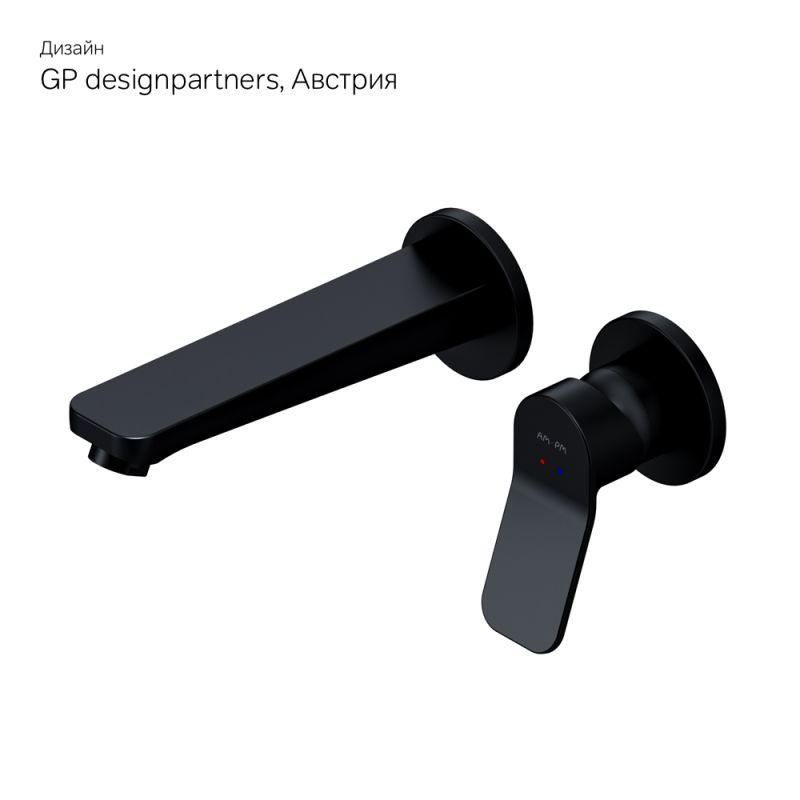 Смеситель для раковины AM.PM X-Joy F85A72622 Черный матовый