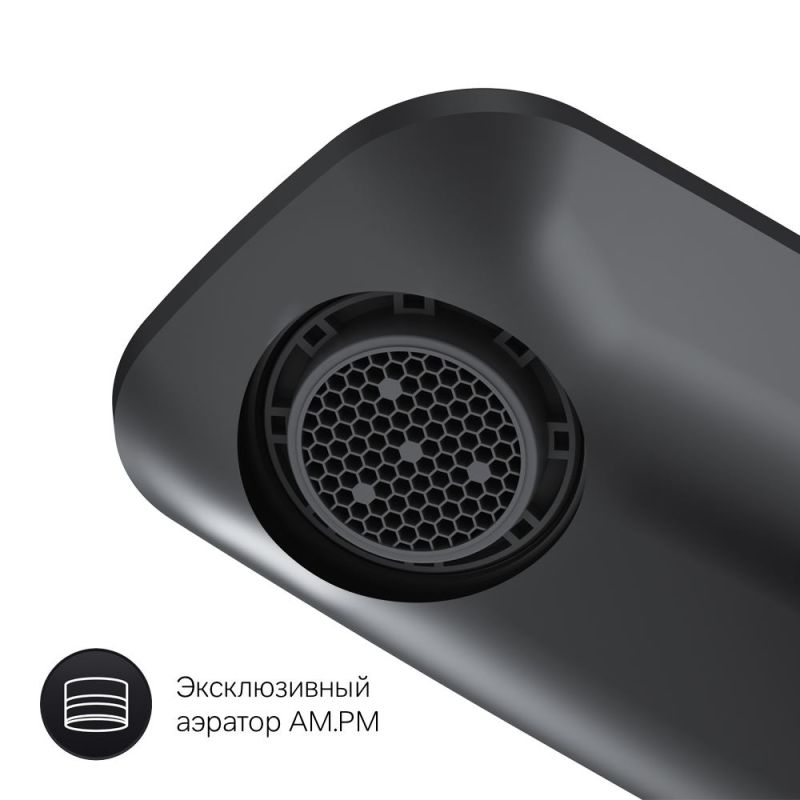 Смеситель для раковины AM.PM Inspire V2.0 F50A02322 Черный матовый