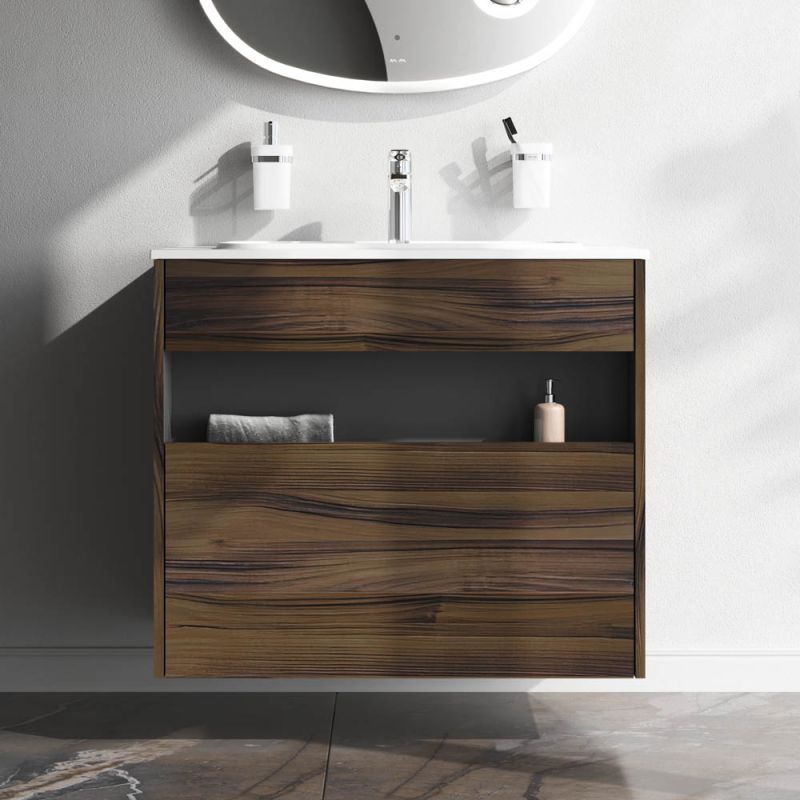 Тумба под раковину AM.PM Func 80 M8FFUX0801OF подвесная Дуб крафт