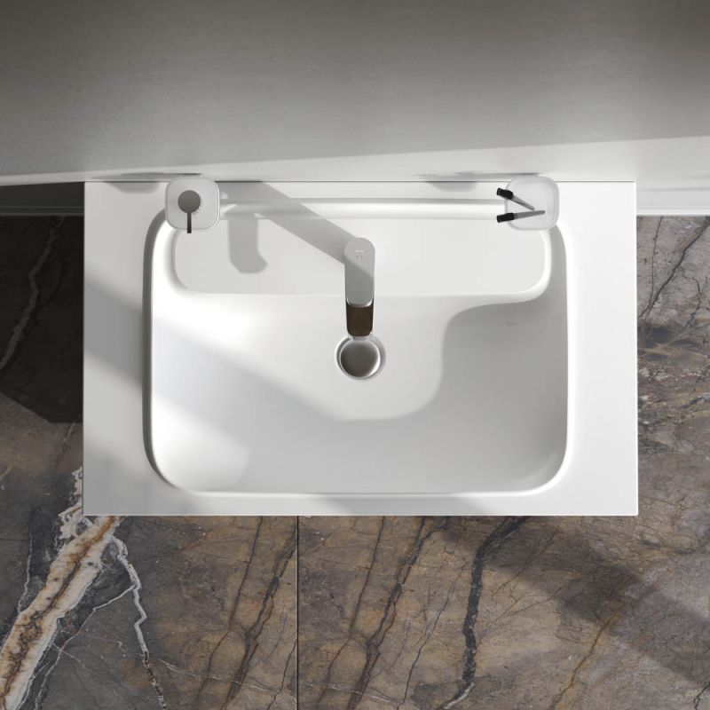 Тумба под раковину AM.PM Func 80 M8FFUX0801OF подвесная Дуб крафт