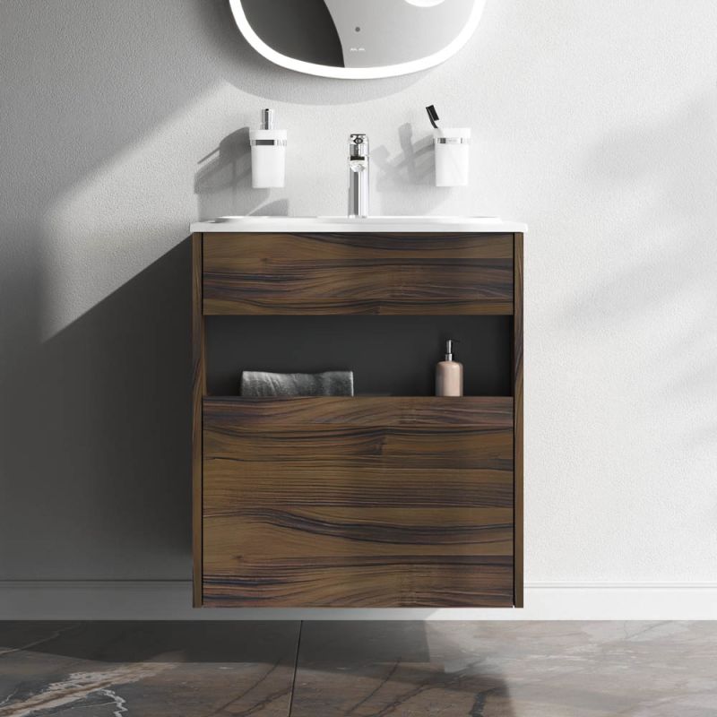 Тумба под раковину AM.PM Func 60 M8FFUX0601OF подвесная Дуб крафт