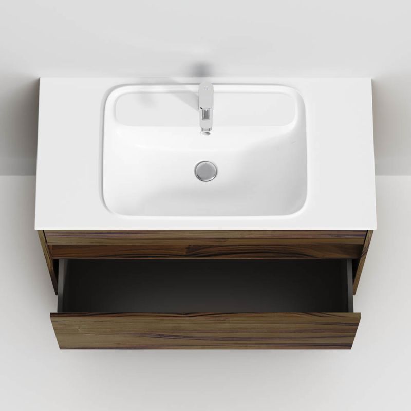 Тумба под раковину AM.PM Func 100 M8FFUX1001OF подвесная Дуб крафт