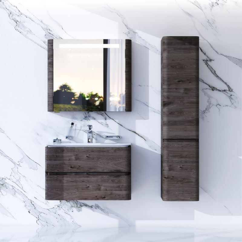 Тумба под раковину AM.PM Sensation 80 M30FHX0802TF подвесная Табачный дуб