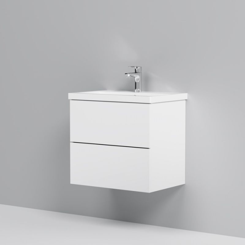 Тумба под раковину AM.PM Gem 60 2 M90FHX06022WG подвесная Белая
