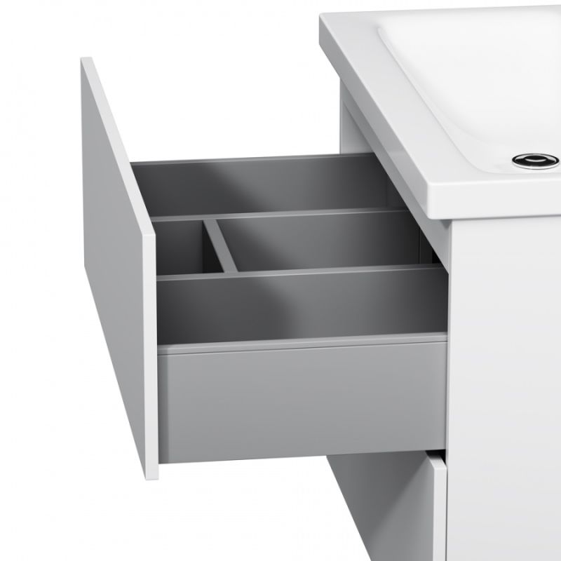 Тумба под раковину AM.PM Gem 75 2 M90FHX07522WG подвесная Белая