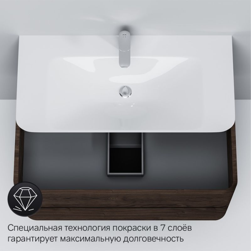 Тумба под раковину AM.PM Sensation 100 M30FHX1002TF подвесная Табачный дуб