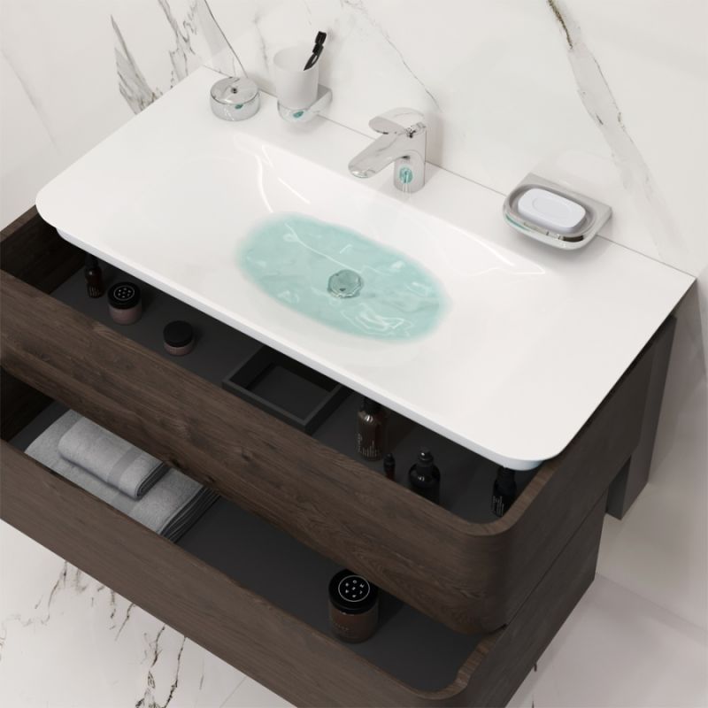 Тумба под раковину AM.PM Sensation 100 M30FHX1002TF подвесная Табачный дуб