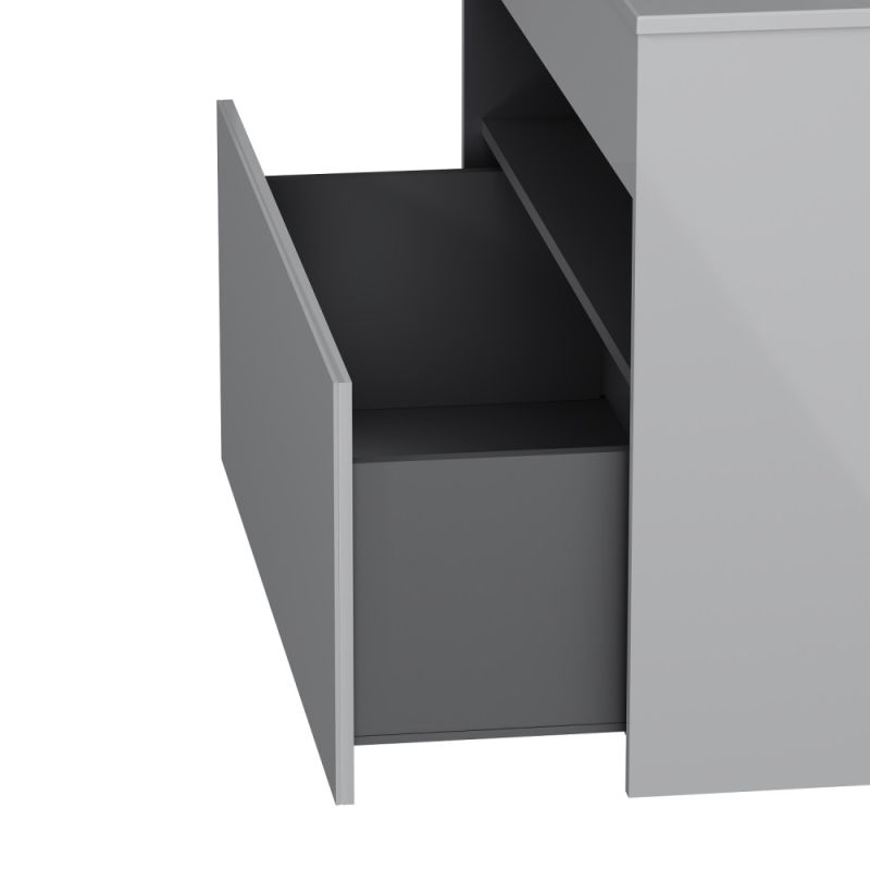 Тумба под раковину AM.PM Func 100 M8FFUX1001WG подвесная Белая глянцевая