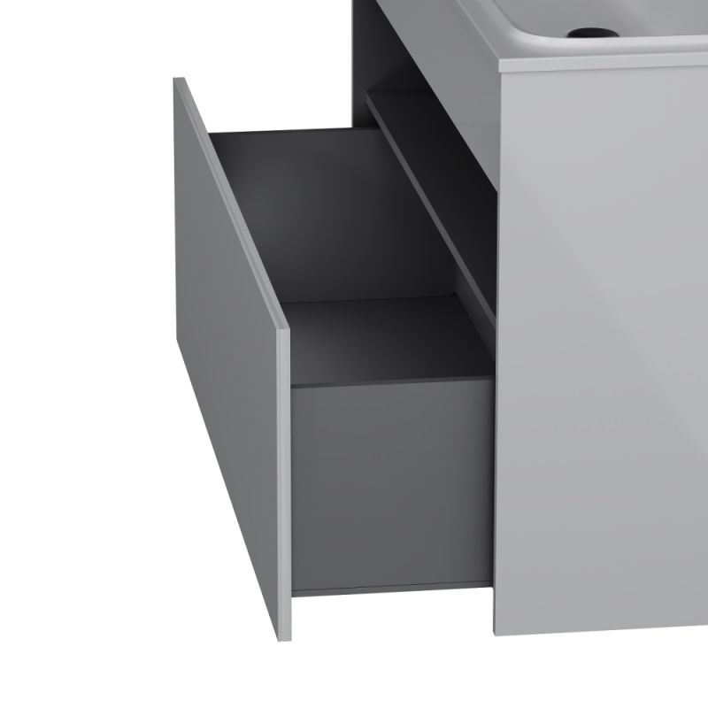 Тумба под раковину AM.PM Func 120 M8FFUX1201WG подвесная Белая глянцевая