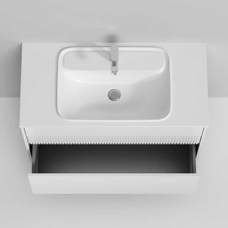 Тумба под раковину AM.PM Func 100 M8FFUX1002WM подвесная Белая матовая