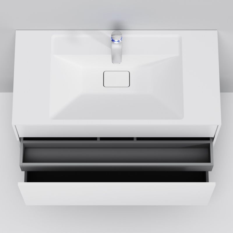 Тумба под раковину AM.PM Inspire V2.0 100 M50AFHX1003WM подвесная Белая матовая
