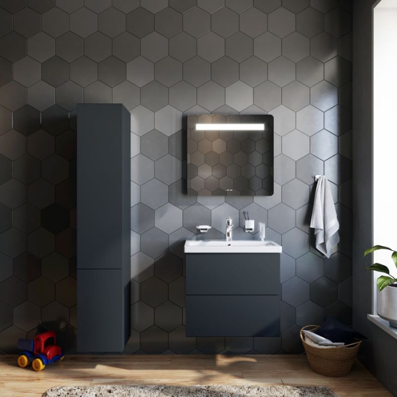 Тумба под раковину AM.PM Gem 60 M90FHX06022GM подвесная Графит матовый