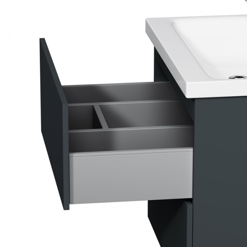 Тумба под раковину AM.PM Gem 60 M90FHX06022GM подвесная Графит матовый