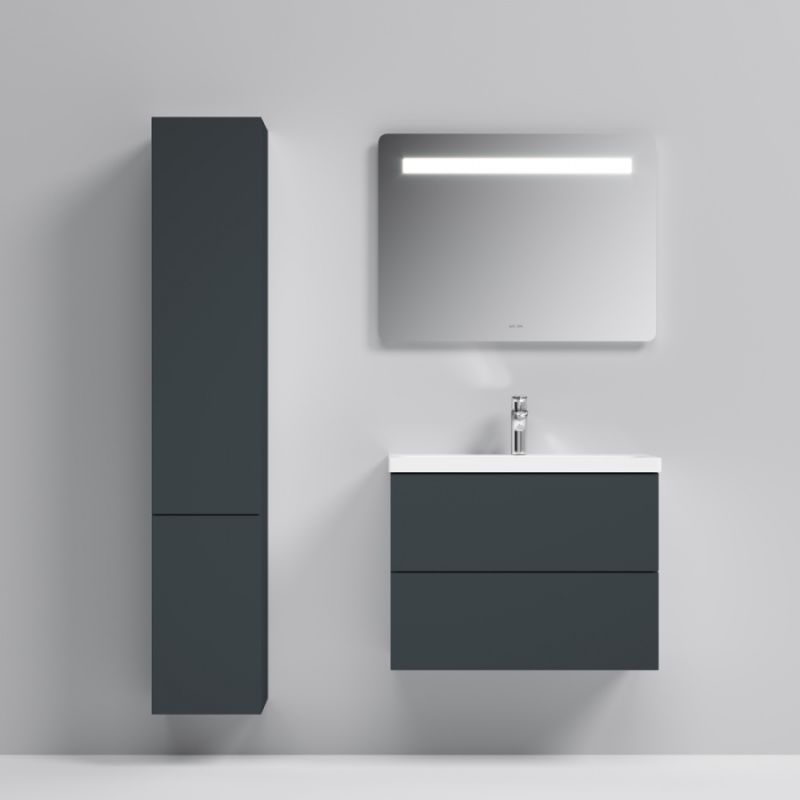 Тумба под раковину AM.PM Gem 75 M90FHX07522GM подвесная Графит матовый