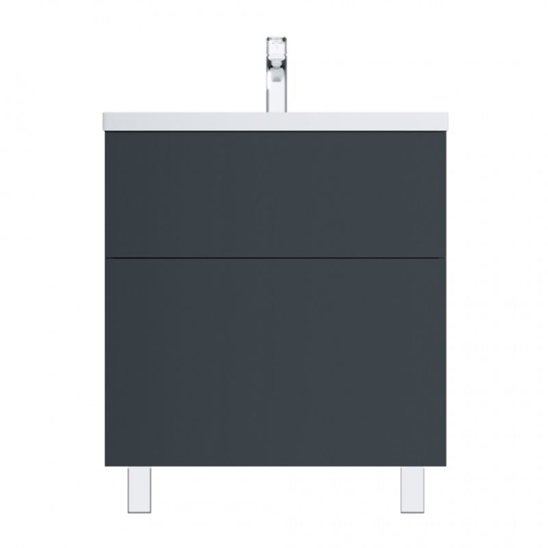 Тумба под раковину AM.PM Gem 75 M90FSX07522GM32 Графит матовый