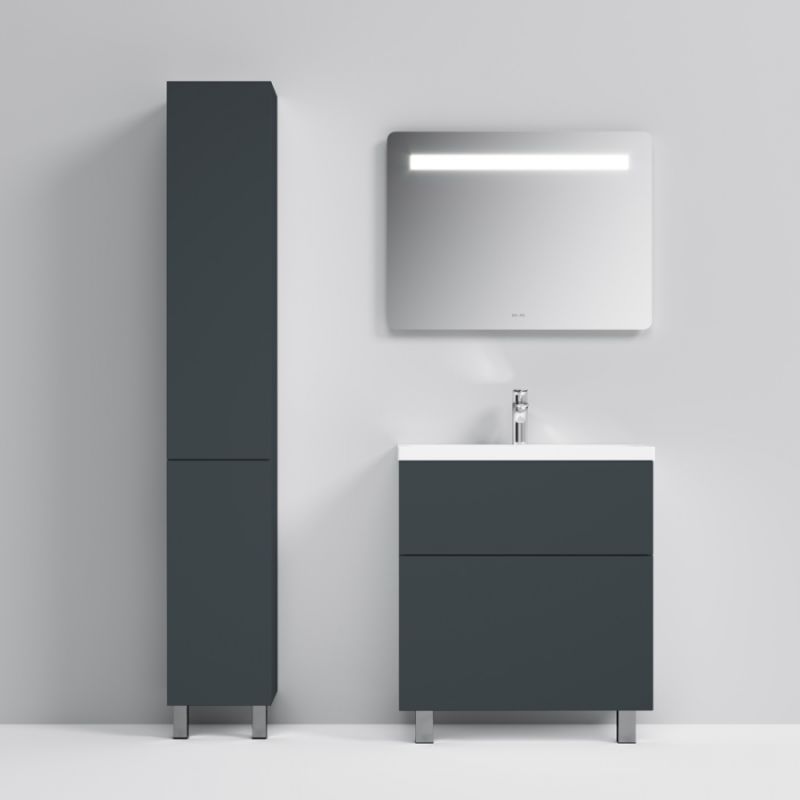 Тумба под раковину AM.PM Gem 75 M90FSX07522GM32 Графит матовый