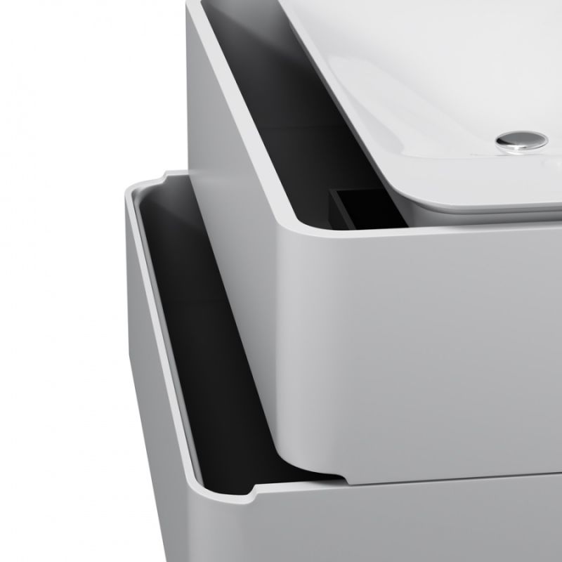 Тумба под раковину AM.PM Sensation 100 M30FHX1002WG подвесная Белая глянцевая