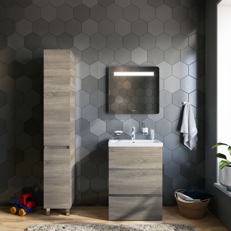 Тумба под раковину AM.PM Gem S 60 M91FSX0602OF Светлый дуб