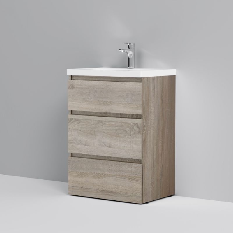 Тумба под раковину AM.PM Gem S 60 M91FSX0602OF Светлый дуб