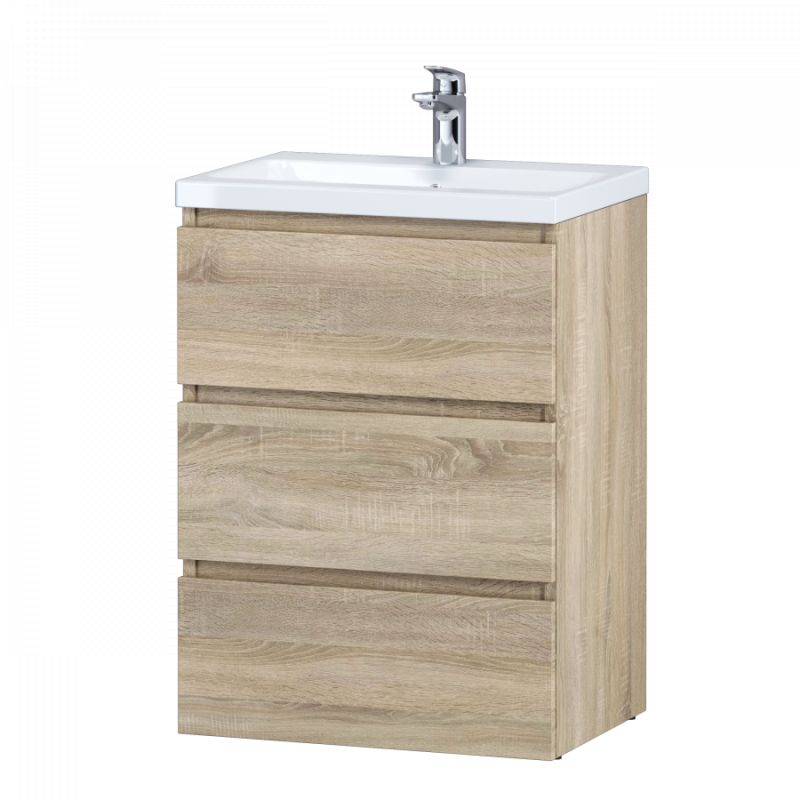 Тумба под раковину AM.PM Gem S 60 M91FSX0602OF Светлый дуб