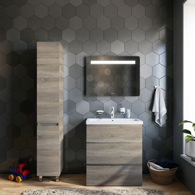 Тумба под раковину AM.PM Gem S 75 M91FSX0752OF Светлый дуб