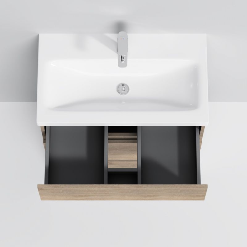 Тумба под раковину AM.PM Gem S 75 M91FSX0752OF Светлый дуб