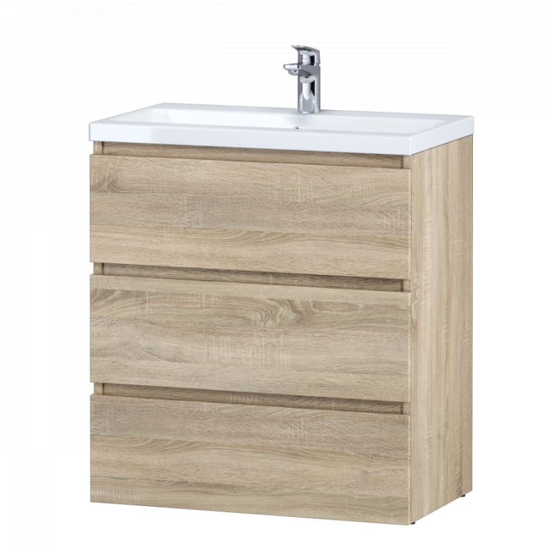 Тумба под раковину AM.PM Gem S 75 M91FSX0752OF Светлый дуб