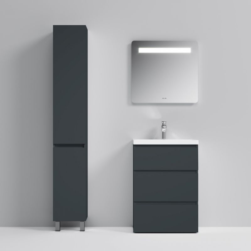 Тумба под раковину AM.PM Gem S 60 M91FSX0602GM Графит матовый