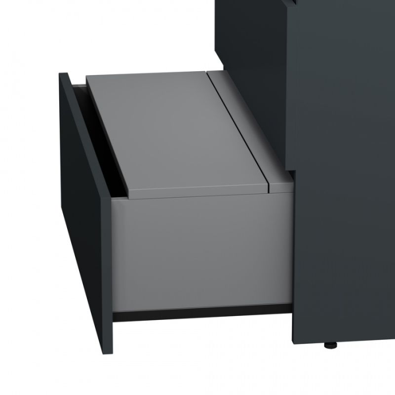 Тумба под раковину AM.PM Gem S 75 M91FSX0752GM Графит матовый