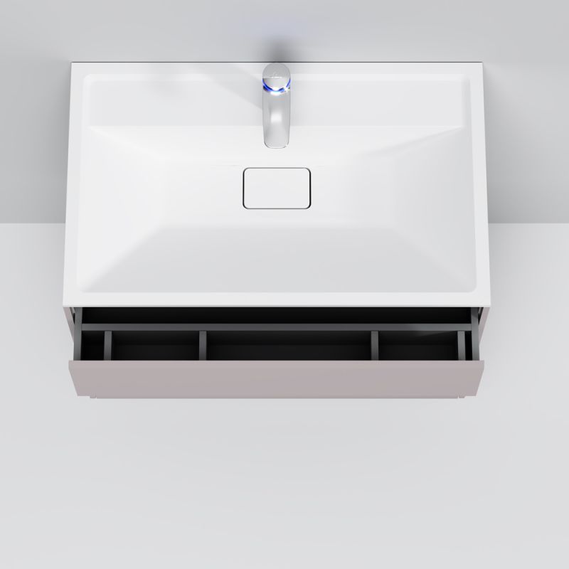 Тумба под раковину AM.PM Inspire V2.0 80 M50AFHX0803EGM подвесная Серая матовая