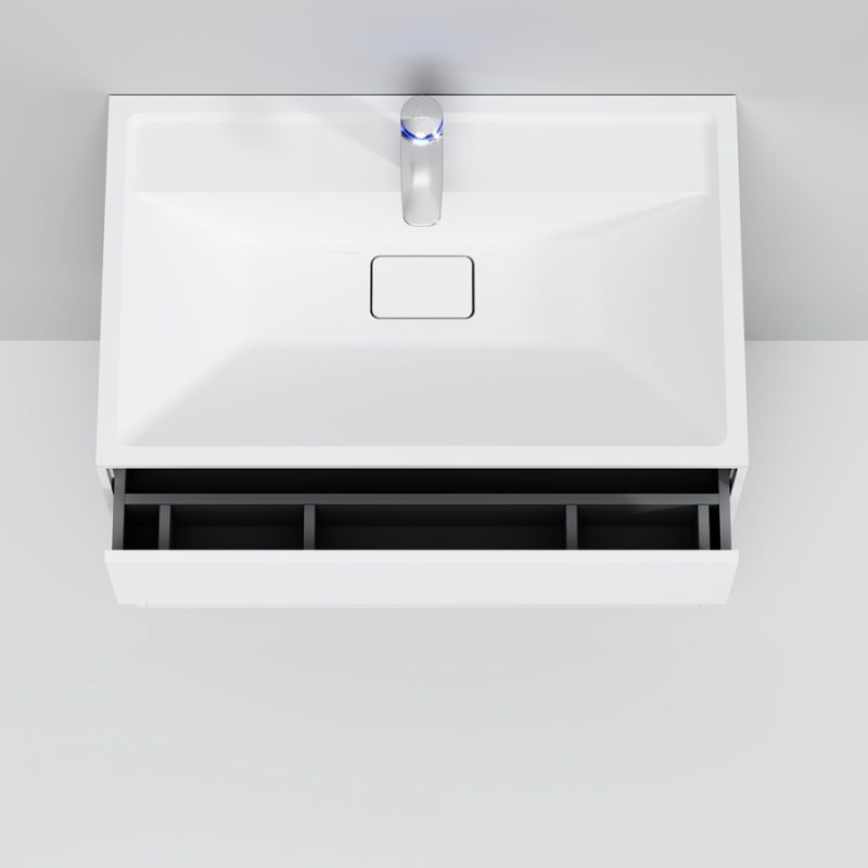 Тумба под раковину AM.PM Inspire V2.0 80 M50AFHX0803WM подвесная Белая матовая