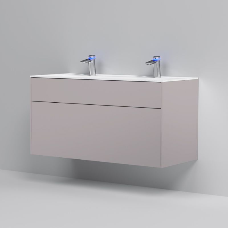 Тумба под раковину AM.PM Inspire V2.0 120 M50AFHX1203EGM подвесная Серая матовая
