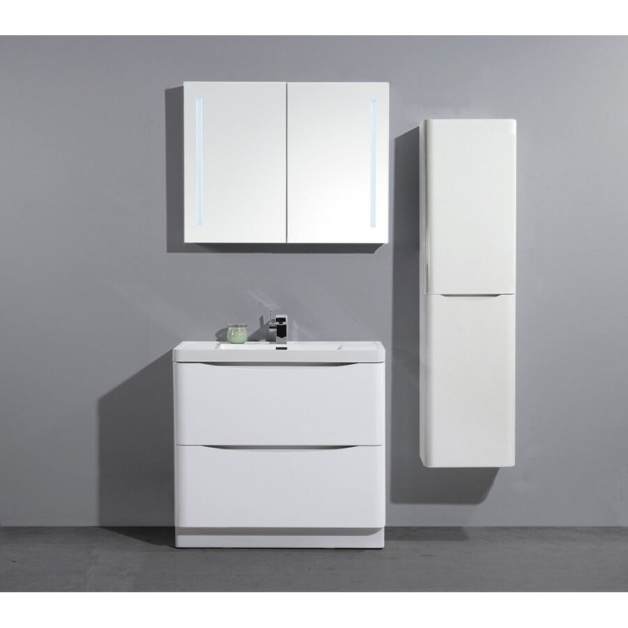 Тумба под раковину BelBagno ANCONA-N-1000-2C-PIA-BL, цвет Bianco Lucido
