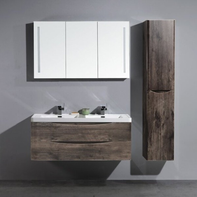 Тумба под раковину Belbagno Ancona-N-1200-2C-SO-2-RW, 120 см, подвесная, коричневый
