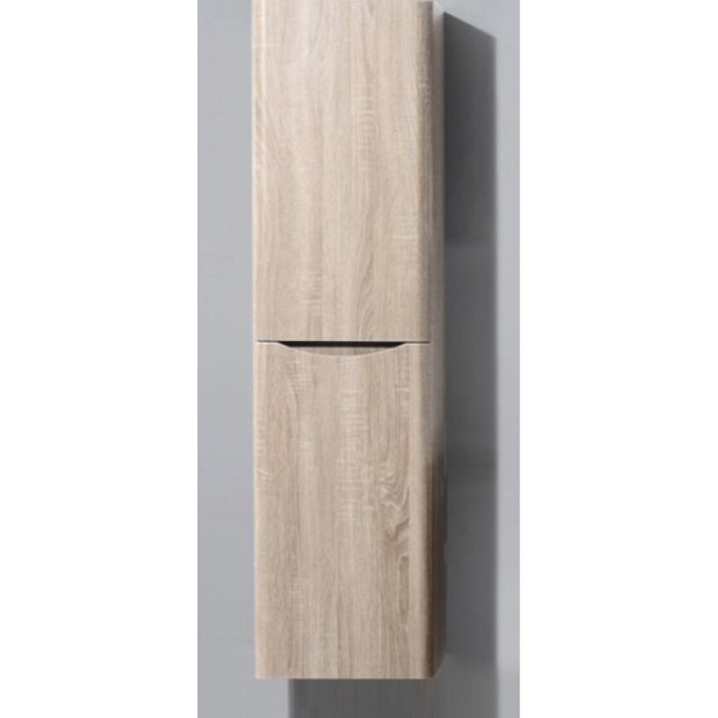 Пенал BelBagno Ancona-N-1700-2A-SC-WO-L, 35 см, подвесной, rovere bianco, левосторонний