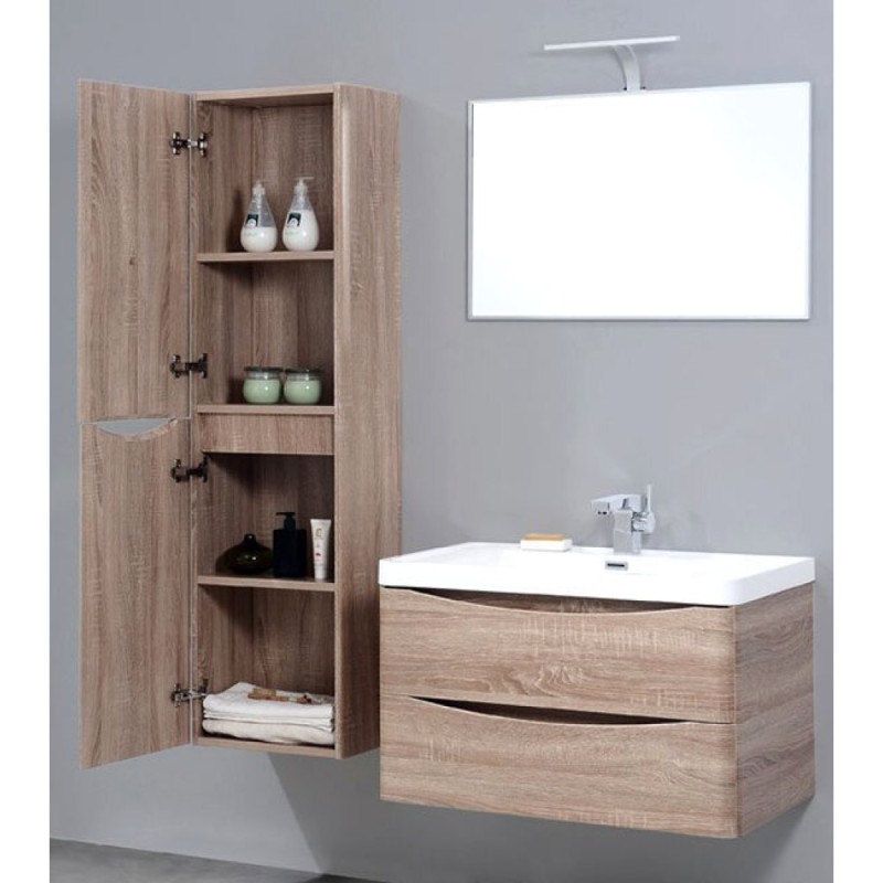 Тумба под раковину BelBagno ANCONA-N-800-2C-SO-BL, цвет Bianco Lucido
