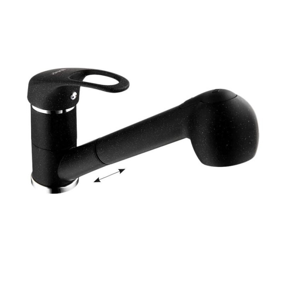Смеситель Iddis Alborg P AP1BB0Gi05 для кухонной мойки, черный